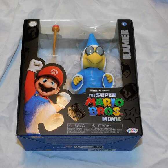 Kamek Nintendo Super Mario Brothers Movie Magikoopa Poseable Koopa NEW - Picture 1 of 4